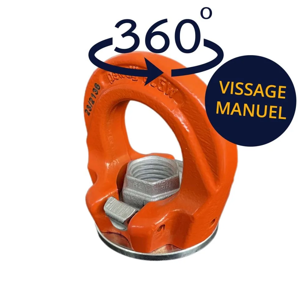 Anneau de levage femelle rotatif Pewag PLGW-SN Gamma